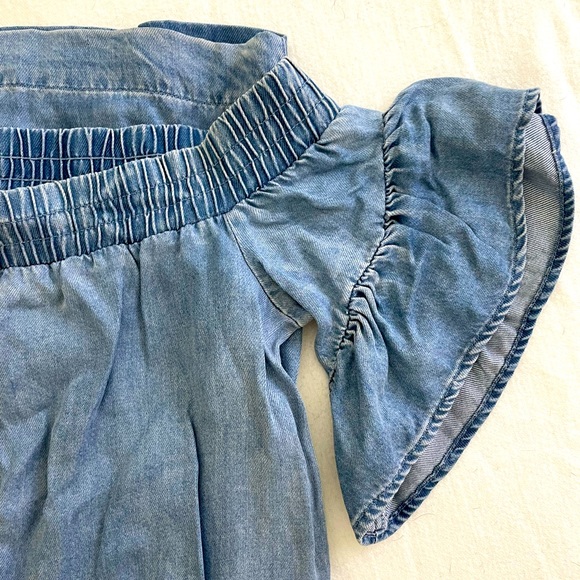 All Saints Adela Denim Jumpsuit - Picture 6 of 7